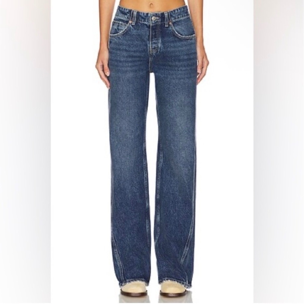 Free People We The Free Expert Advice Flare Jeans Seabrushed Size 26